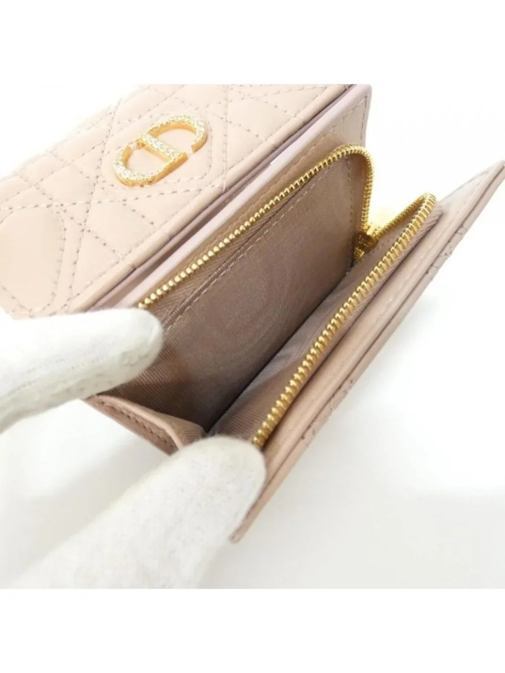 Dior Caro Hibiscus Wallet